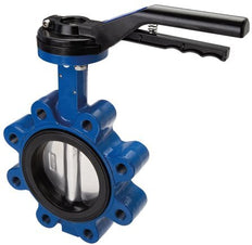 DN80 (3 inch) PN12 Lug Butterfly Valve GG25-Stainless steel-NBR