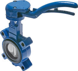 DN200 (8 inch) PN10 Lug Butterfly Valve GG25-GGG40 polyamide-coated-NBR