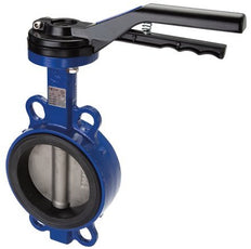 DN100 (4 inch) PN16 Wafer Butterfly Valve GG25-GGG40 polyamide-coated-NBR