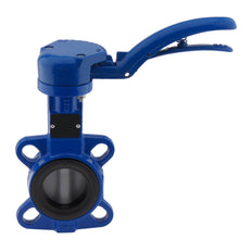 DN80 (3 inch) PN10 Wafer Butterfly Valve GGG40-Stainless steel-FKM