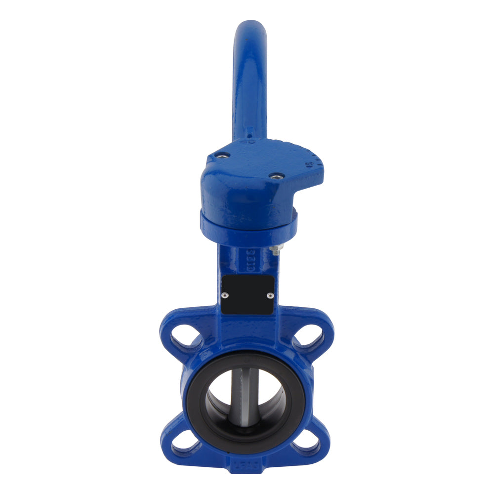 DN40 (1-1/2 inch) PN16 Wafer Butterfly Valve GGG40-Stainless steel-NBR