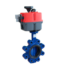 Electric Butterfly Valve DN125 24-240V AC/DC Lug GGG40 NBR J+J