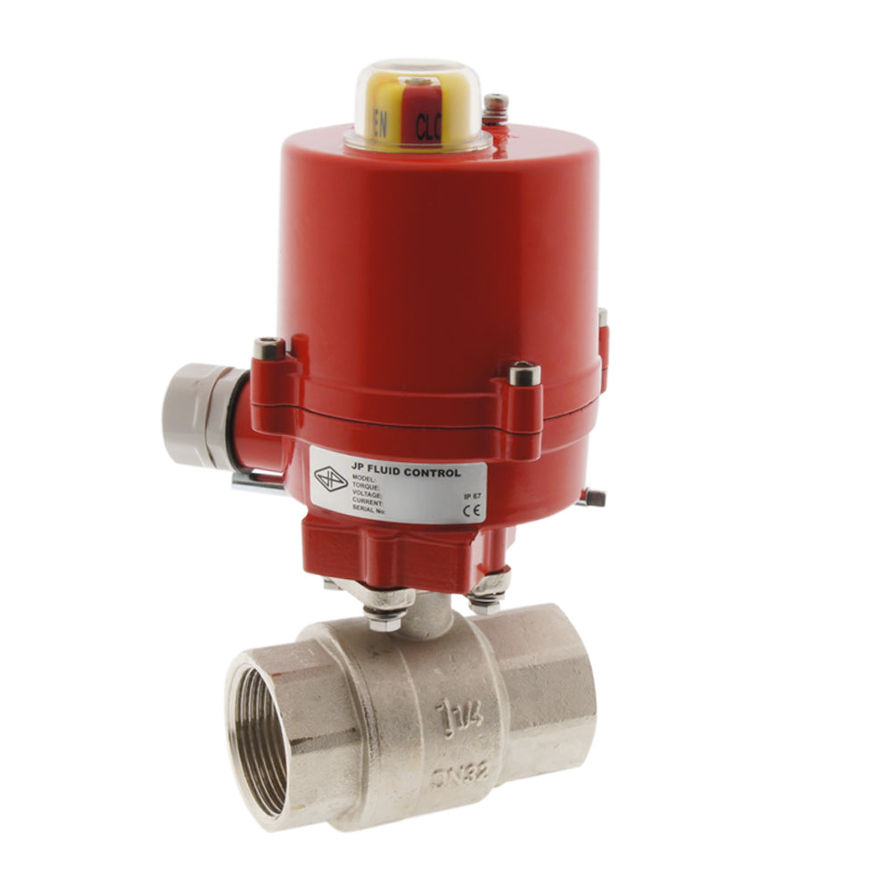 G1-1/4'' 12V DC 2-Way Brass Electrical Ball Valve - BL2BA