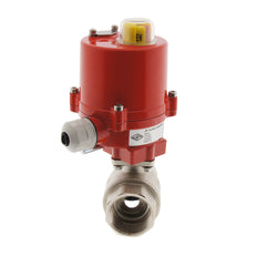 G1-1/2'' 24V DC 2-Way Brass Electrical Ball Valve - BL2BA