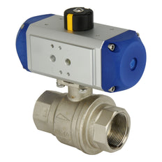 G2'' 2-Way Brass Pneumatic Ball Valve Spring Open - BL2BA