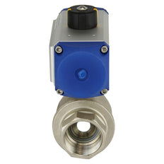 G1-1/4'' 2-Way Brass Pneumatic Ball Valve Double Acting - BL2BA