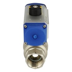 G1/4'' 2-Way Brass Pneumatic Ball Valve Spring Open - BL2BA