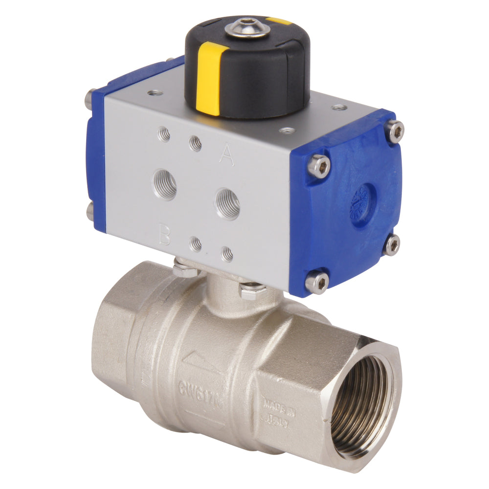 G1/2'' 2-Way Brass Pneumatic Ball Valve Double Acting - BL2BA