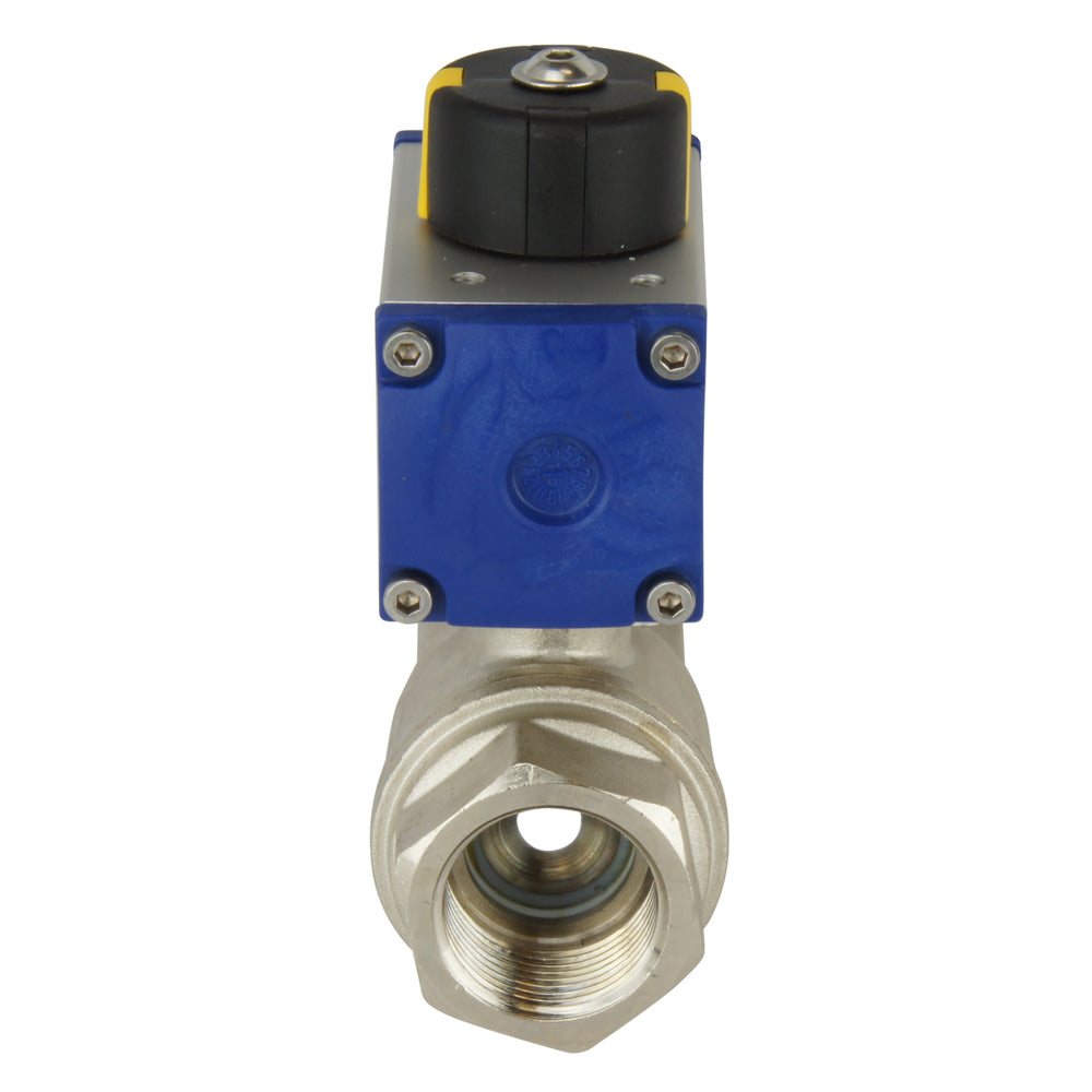 G1'' 2-Way Brass Pneumatic Ball Valve Double Acting - BL2BA