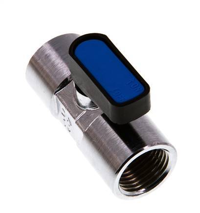 Rp 1/2 inch 2-Way Brass Mini Ball Valve Compact EN331 Gas 20 Bar