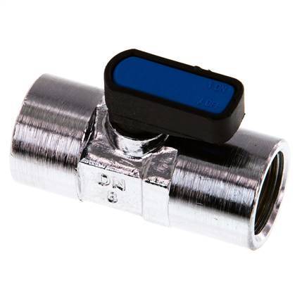Rp 3/8 inch 2-Way Brass Mini Ball Valve Compact EN331 Gas 20 Bar