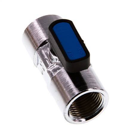 Rp 3/8 inch 2-Way Brass Mini Ball Valve Compact EN331 Gas 20 Bar