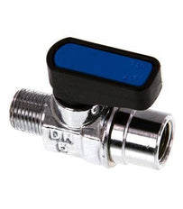 Male To Female R/Rp 1/8 inch 2-Way Brass Mini Ball Valve Compact EN331 Gas 20 Bar