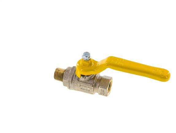 Male To Female R/Rp 1/4 inch Gas 2-Way Brass Ball Valve