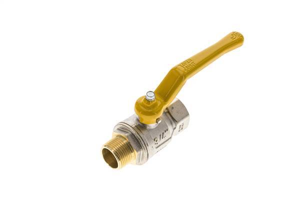 Male To Female R/Rp 3/4 inch Gas 2-Way Brass Ball Valve