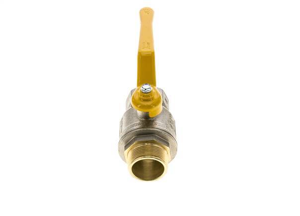 Male To Female R/Rp 1-1/2 inch Gas 2-Way Brass Ball Valve