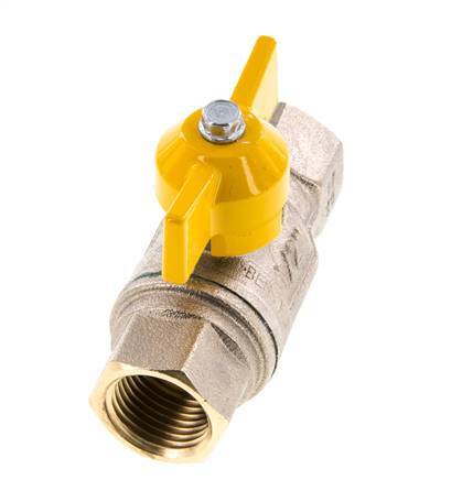 Rp 1/2 inch Gas 2-Way Butterfly handle Brass Ball Valve