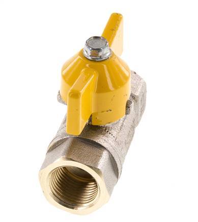Rp 3/8 inch Gas 2-Way Butterfly handle Brass Ball Valve