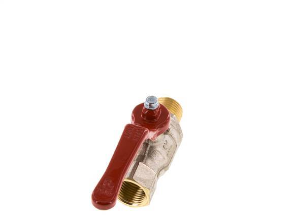 Male To Female R/Rp 1/2 inch 2-Way Brass Ball Valve