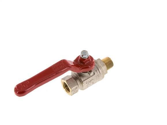 Male To Female R/Rp 1/4 inch 2-Way Brass Ball Valve