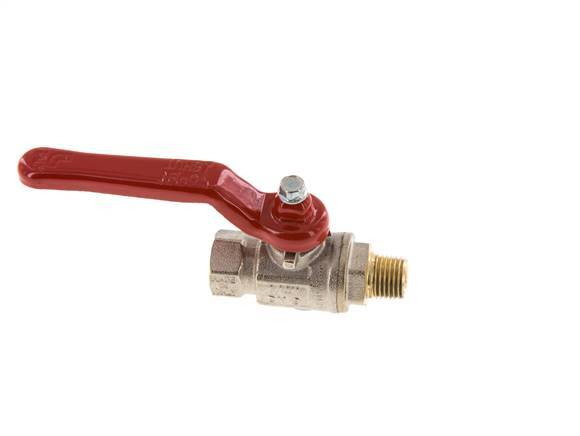 Male To Female R/Rp 1/4 inch 2-Way Brass Ball Valve