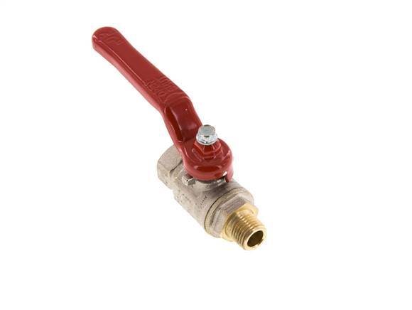 Male To Female R/Rp 1/4 inch 2-Way Brass Ball Valve