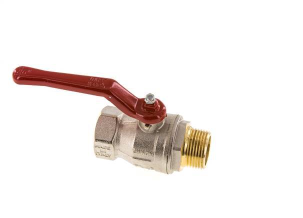 Male To Female R/Rp 1 inch 2-Way Brass Ball Valve