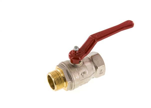 Male To Female R/Rp 1 inch 2-Way Brass Ball Valve