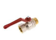 Male To Female R/Rp 1-1/4 inch 2-Way Brass Ball Valve