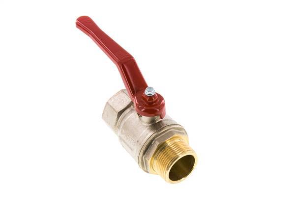 Male To Female R/Rp 1-1/4 inch 2-Way Brass Ball Valve