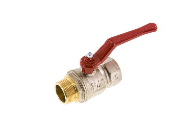 Male To Female R/Rp 1-1/4 inch 2-Way Brass Ball Valve
