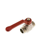 G 1 inch Male Threaded 2-Way Brass Ball Valve