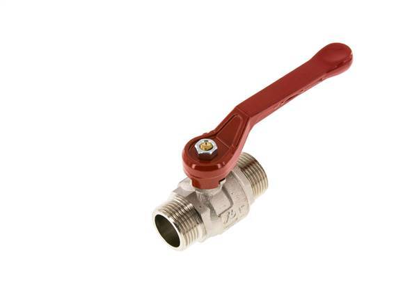 G 1 inch Male Threaded 2-Way Brass Ball Valve