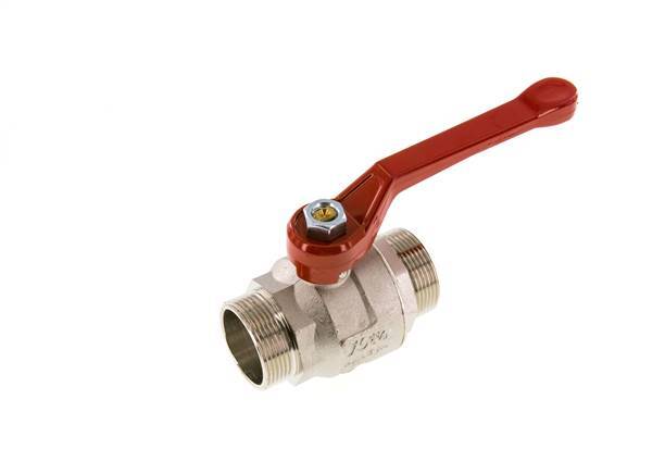 G 1-1/2 inch Male Threaded 2-Way Brass Ball Valve
