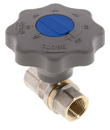 Rp 1/2 inch Soft Close Hand Wheel Gas and Water 2-Way Brass Ball Valve