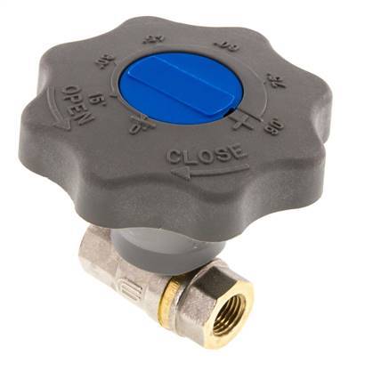 Rp 1/4 inch Soft Close Hand Wheel Gas and Water 2-Way Brass Ball Valve