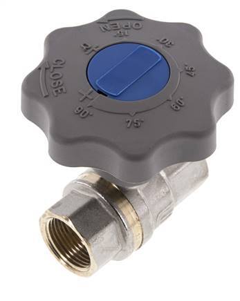 Rp 3/4 inch Soft Close Hand Wheel Gas and Water 2-Way Brass Ball Valve