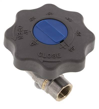 Rp 3/8 inch Soft Close Hand Wheel Gas and Water 2-Way Brass Ball Valve