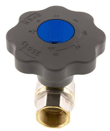 Rp 1-1/4 inch Soft Close Hand Wheel Gas and Water 2-Way Brass Ball Valve