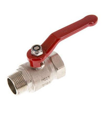 Male To Female R/Rp 3/4 inch Compact PN 25 2-Way Brass Ball Valve
