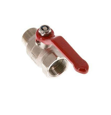 Male To Female R/Rp 3/4 inch Compact PN 25 2-Way Brass Ball Valve