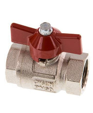 G 1/2 inch Butterfly Handle Compact 2-Way Brass Ball Valve