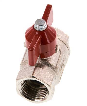 G 1/2 inch Butterfly Handle Compact 2-Way Brass Ball Valve