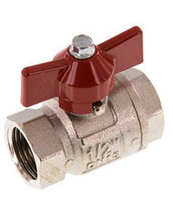 G 1/2 inch Butterfly Handle Compact 2-Way Brass Ball Valve