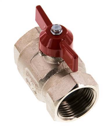 G 1 inch Butterfly Handle Compact 2-Way Brass Ball Valve