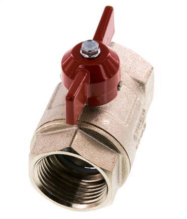 G 1 inch Butterfly Handle Compact 2-Way Brass Ball Valve