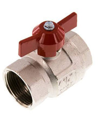 G 1-1/4 inch Butterfly Handle Compact 2-Way Brass Ball Valve