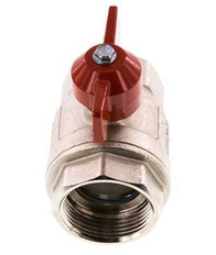 G 1-1/4 inch Butterfly Handle Compact 2-Way Brass Ball Valve