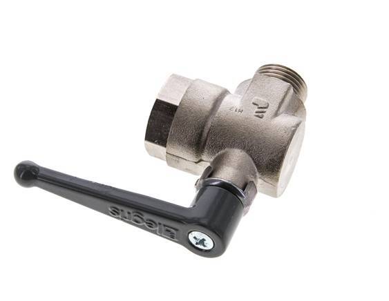 Male To Female G/G 1/2 Inch 2-Way Right Angle Brass Ball Valve