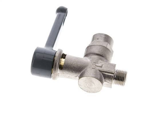 Male To Female G/G 1/8 Inch 2-Way Right Angle Brass Ball Valve